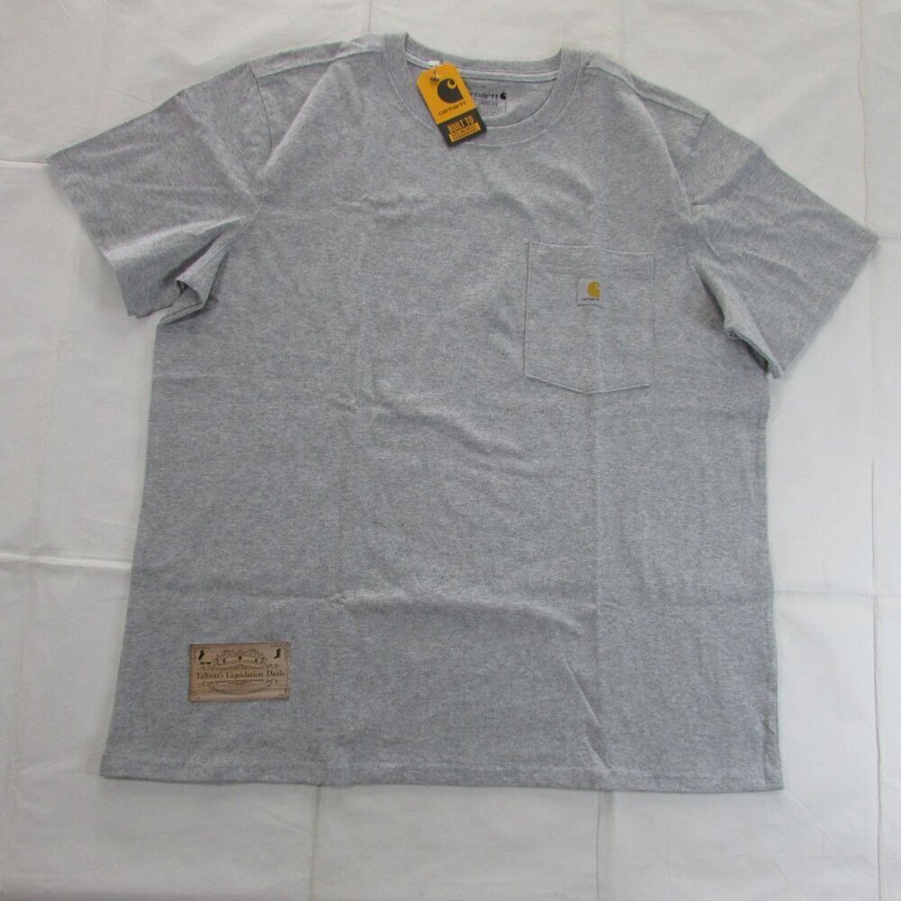 Carhartt Women's Loose Fit Heavyweight Short Sleeve Pocket T-Shirt Heather Grey